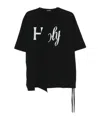 Ann Demeulemeester Crew Neck T-shirt In Black