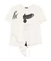 Ann Demeulemeester Crew Neck T-shirt In White