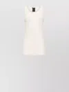 Ann Demeulemeester Cropped Tank Top Light Cotton Rib