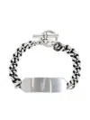 Ann Demeulemeester Curb-chain Silver-plaque Bracelet In Metallic