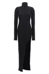 Ann Demeulemeester Cyntia Long Asymmetric High Neck Sweater
