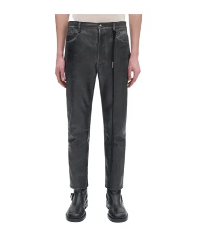Ann Demeulemeester Dael 5 Pocket Trousers In Black