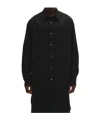 Ann Demeulemeester Dagbart Long Loose Shirt In Black