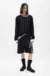 Ann Demeulemeester Danial Ladder Stitch Oversize Sweater In Multi