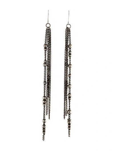 Pre-owned Ann Demeulemeester Danique Drop Earrings In Multi