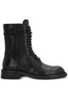 Ann Demeulemeester Woman Ankle Boots Black Size 8 Leather