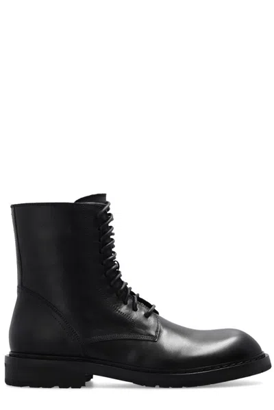 Ann Demeulemeester Danny Ankle Boots In Black