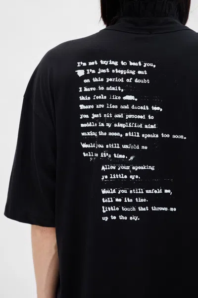 Ann Demeulemeester Danvald High Comfort T-shirt In Black