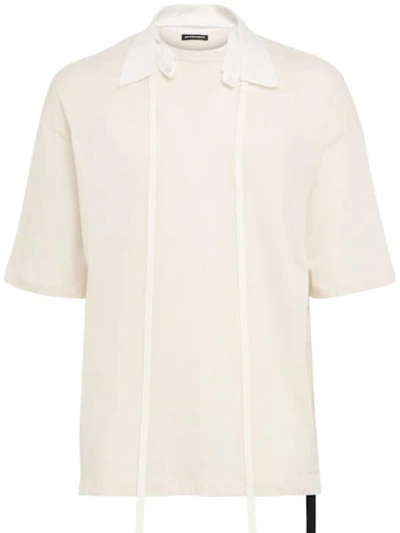 Ann Demeulemeester Danvald High Comfort T-shirt In White