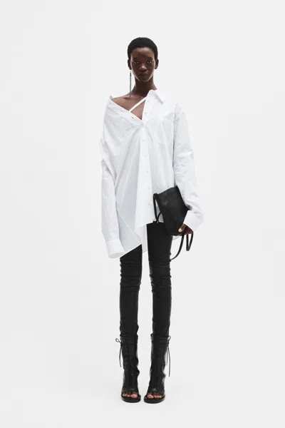 Ann Demeulemeester Daria Drop Shoulder Shirt In Multicolor