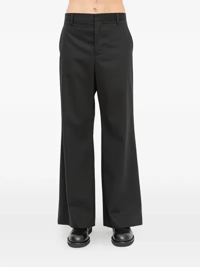 Ann Demeulemeester Darius Flared Trousers In Black
