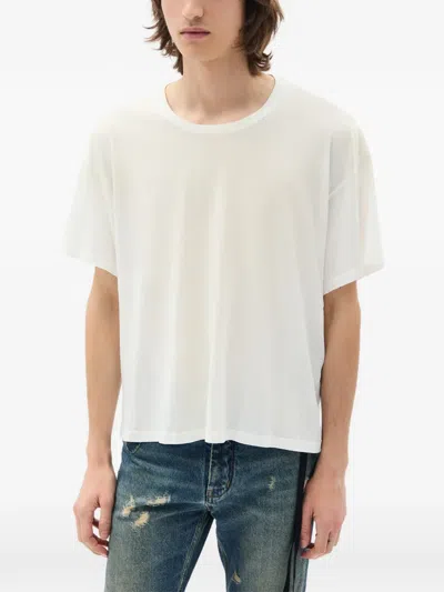 Ann Demeulemeester Daydream Brushed Jersey T-shirt In White