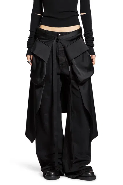 Ann Demeulemeester Debora Cargo Apron Skirt In Black