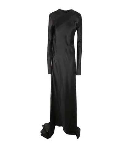 ANN DEMEULEMEESTER DEMY X-LONG LONG-SLEEVED DRESS DRESS