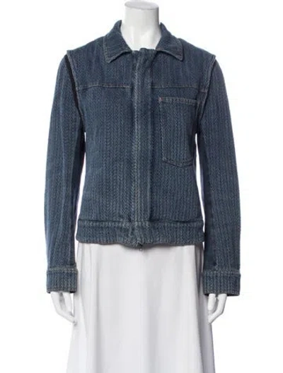 Pre-owned Ann Demeulemeester Denim Jacket In Blue