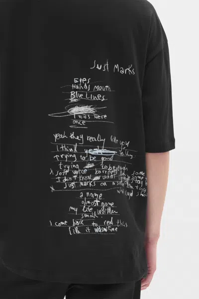 Ann Demeulemeester Dieter High Comfort Fit T-shirt In Black