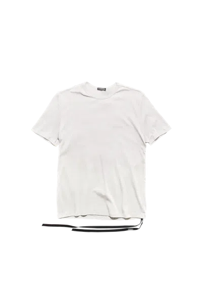 Ann Demeulemeester Dieter High Comfort "it Might Get Loud" T-shirt In White
