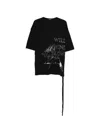 Ann Demeulemeester Printed T-shirt In Black