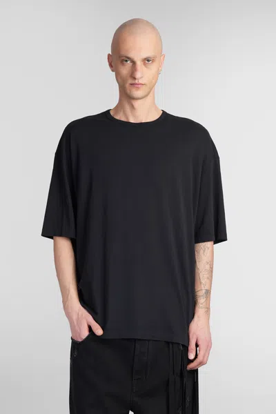 ANN DEMEULEMEESTER DIETER T-SHIRT IN BLACK COTTON