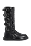 Ann Demeulemeester Ditte Wrap Boots In Black