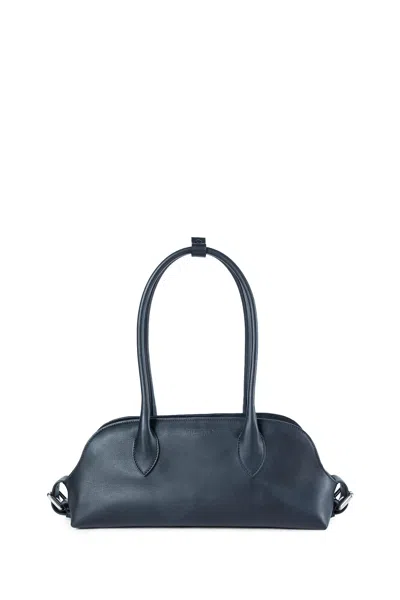Ann Demeulemeester Dolly Mini Leather Shoulder Bag In Black