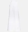 Ann Demeulemeester Dorothee Wide-leg Cotton Canvas Pants In White