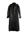 Ann Demeulemeester Double-breasted Trench Coat In Black