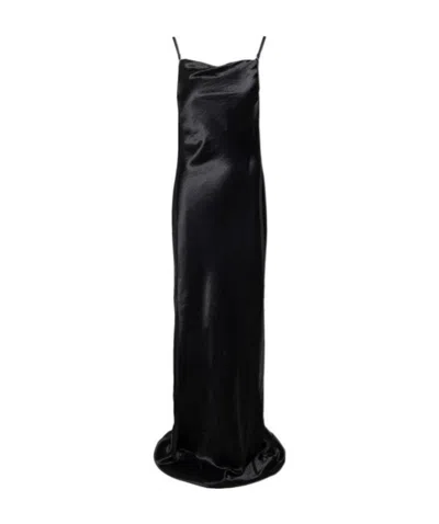 Ann Demeulemeester Double Shoulder Dress Dress In Black