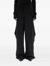 Ann Demeulemeester Draped-detail Pants In Multi