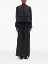 Ann Demeulemeester Olena Wrap Deconstructed Blazer In Black