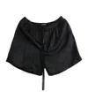 Ann Demeulemeester Drawstring Shorts In Blue