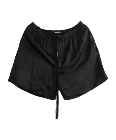 Ann Demeulemeester Drawstring Shorts In Blue