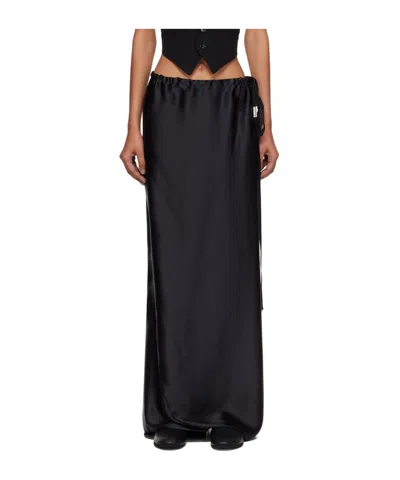 Ann Demeulemeester Drawstring Skirt In Black