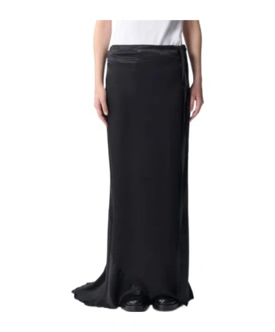 ANN DEMEULEMEESTER EVELINE SILK MAXI SKIRT