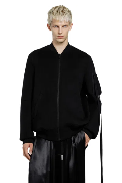 Ann Demeulemeester Dries Standard Bomber In Black