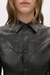 Ann Demeulemeester Drika Fitted Shirt In Multi