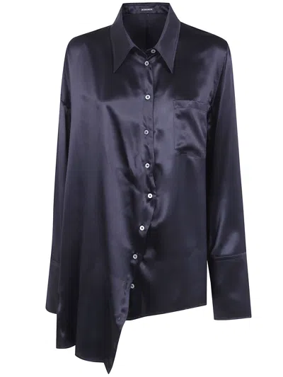 Ann Demeulemeester Dropped Shoulder Shirt Jotie In Black