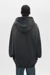 Ann Demeulemeester Eagle Print Hoodie In Black