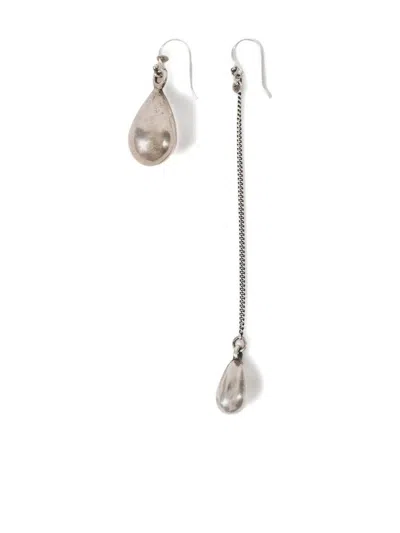 Ann Demeulemeester Earring Chain "judith" In Metallic