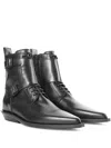 Ann Demeulemeester Efro Pointy Monkstrap Ankle Boots