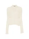 Ann Demeulemeester Eke Top In Neutral