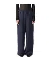 Ann Demeulemeester Elastic Waist Casual Pants In Black
