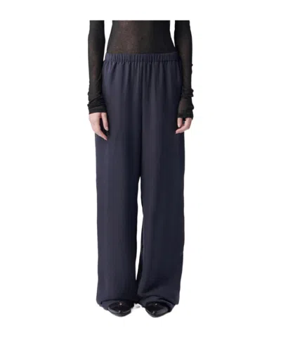Ann Demeulemeester Elastic Waist Casual Pants In Black