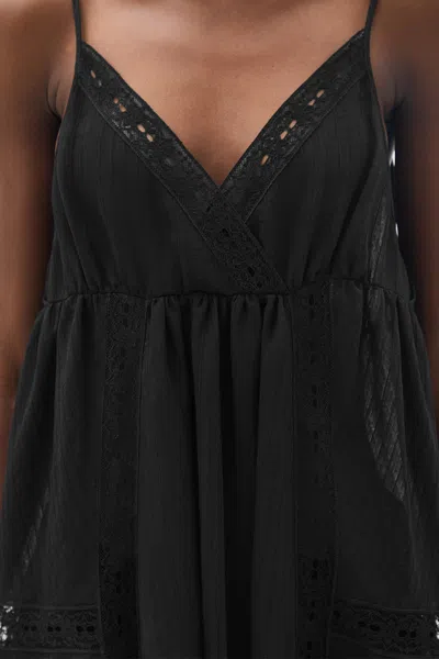 Ann Demeulemeester Elen Negligé Midi Dress In Multi