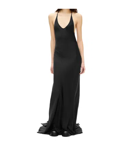 Ann Demeulemeester Eleonor X-long Slip Dress In Black