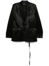 Ann Demeulemeester Elin Blazer In Black
