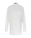 Ann Demeulemeester Elisabeth Collared Long-sleeve Shirt In White