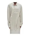 Ann Demeulemeester Elisabeth Long High Comfort Shirt In White