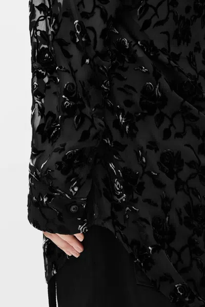 Ann Demeulemeester Elisabeth Long High Comfort Shirt In Red