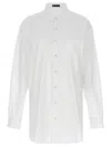 Ann Demeulemeester Elisabeth Collared Long-sleeve Shirt In White